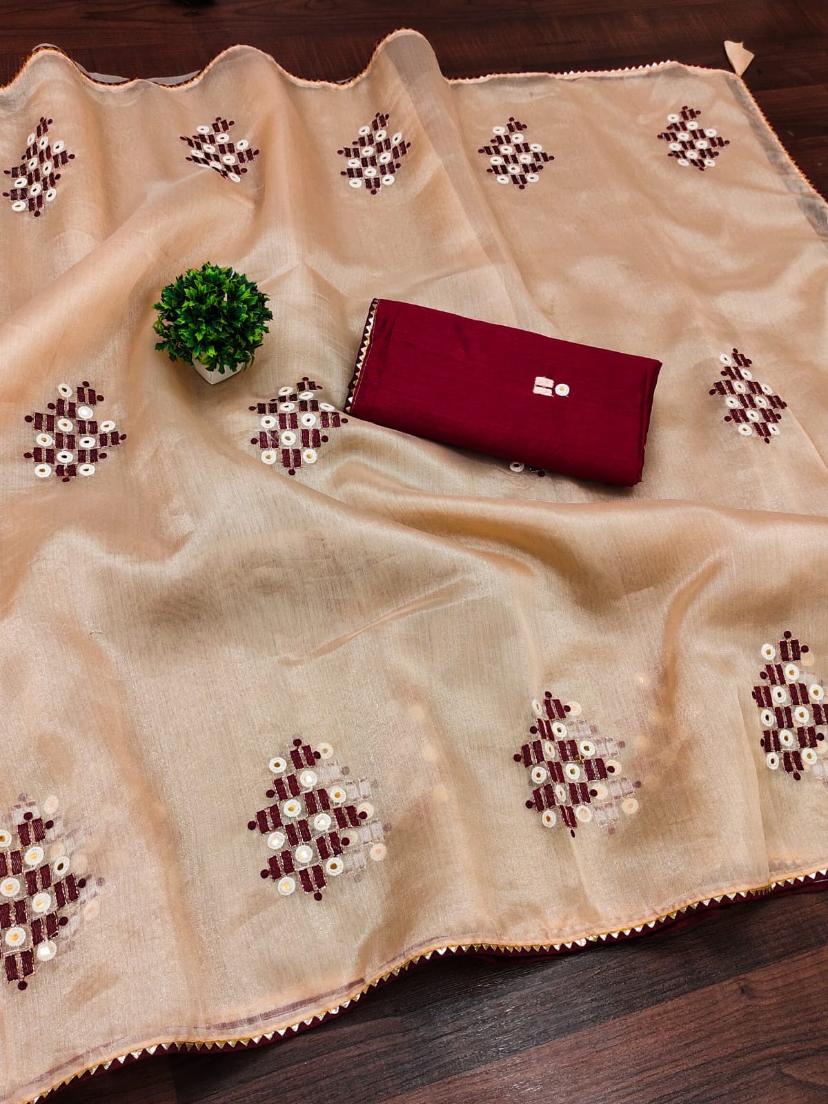 JK Designer Organza Party Wear Sarees Wholesale Clothing Suppliers In India
